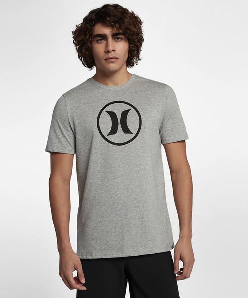 Hurley （ハーレー）の「M HRLY DF CIRCLE ICON TEE SS / ハーレー  ロゴプリントTシャツ（Tシャツ/カットソー・メンズ・レッド/ブルー系その他/ブラック/イエロー系その他/ホワイト/グレー/ブルー・LARGE/SMALL/MEDIUM）」の4枚目の写真