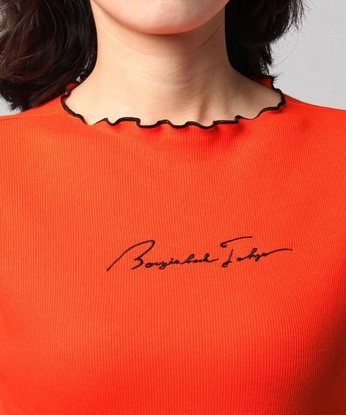 WHO'S WHO gallery（フーズフーギャラリー）の「BOOGIE BACKメローDRAW半袖TEE（Tシャツ/カットソー・レディース・ホワイト/ブルー/イエロー/オレンジ/ブラック/パープル/ブラウン/マスタード/ボルドー・FREE）」の12枚目の写真