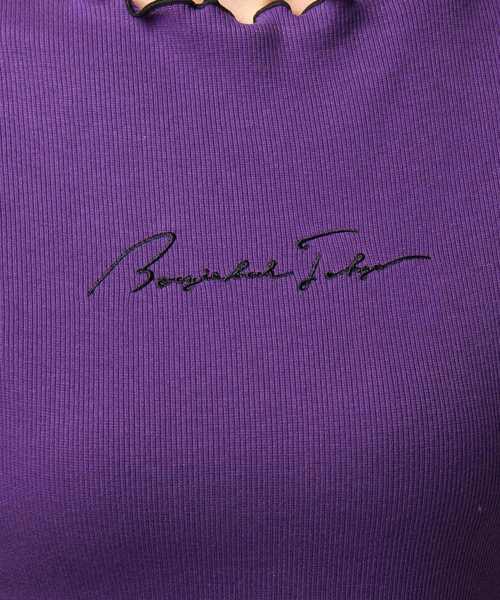 WHO'S WHO gallery（フーズフーギャラリー）の「BOOGIE BACKメローDRAW半袖TEE（Tシャツ/カットソー・レディース・ホワイト/ブルー/イエロー/オレンジ/ブラック/パープル/ブラウン/マスタード/ボルドー・FREE）」の20枚目の写真