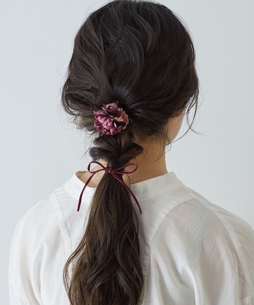 m.soeur（エムスール）の「デイジーとあじさいの小さなコサージュ＊（ブローチ/コサージュ・レディース・ブルー/ホワイト/ブラック/グリーン/イエロー/ピンク・FREE）」の13枚目の写真