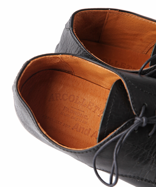 PADRONE(パドローネ)の「PLAIN TOE SHOES And A EX (ARCOLLETTA PADRONE)(その他シューズ・メンズ・ブラック/ライトブラウン・26.5cm/27.5cm)」の10枚目の写真