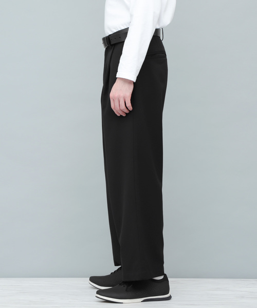 EMMA CLOTHES（エマクローズ）の「TRタックワイドパンツ/WIDE LEG TROUSERS（その他パンツ・メンズ・ネイビー/ライトグレー/ブラック系その他/チャコールグレー/ブラック・M/L）」の17枚目の写真