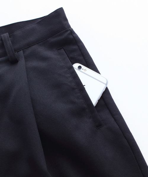 EMMA CLOTHES（エマクローズ）の「TRタックワイドパンツ/WIDE LEG TROUSERS（その他パンツ・メンズ・ネイビー/ライトグレー/ブラック系その他/チャコールグレー/ブラック・M/L）」の20枚目の写真