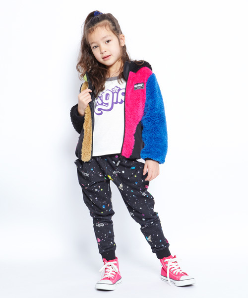 X-girl Stages(エックスガールステージス)の「FLUFFY JUMPER (12M~3T)(その他アウター・キッズ・ブラック/ネイビー/マルチ・12M/2T/3T)」の9枚目の写真