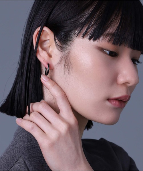 LION HEART(ライオンハート)の「【限定展開】“LH-1”プレーンフープピアス/サージカルステンレス(金属アレルギー対応)【LION HEART / ライオンハート】(ピアス(片耳用)・メンズ・ブラック系その他2/シルバー系その他2/ゴールド系その他2/ブラック系その他/シルバー系その他/ゴールド系その他/シルバー系その他3/ブラック系その他3/ゴールド系その他3・L/M/S)」の13枚目の写真