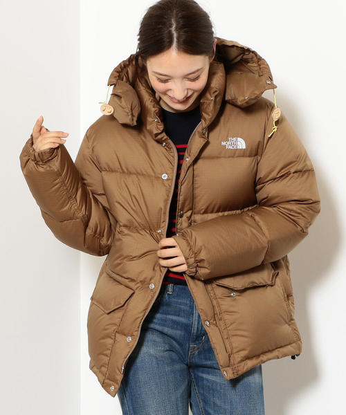 THE NORTH FACE PURPLE LABEL（ザ ノースフェイス パープルレーベル）の「★別注 [ザ ノースフェイス] SC THE NORTH FACE P RIP ダウンジャケット（ダウンジャケット/コート・レディース・ベージュ/ブラック・S/M）」の2枚目の写真