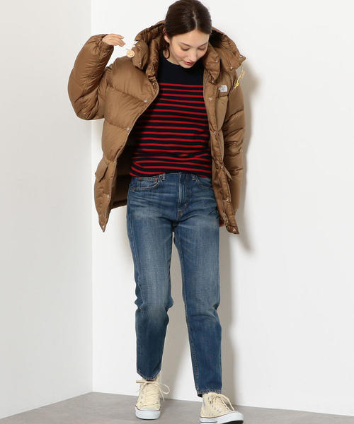 THE NORTH FACE PURPLE LABEL（ザ ノースフェイス パープルレーベル）の「★別注 [ザ ノースフェイス] SC THE NORTH FACE P RIP ダウンジャケット（ダウンジャケット/コート・レディース・ベージュ/ブラック・S/M）」の6枚目の写真