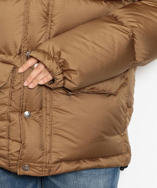 THE NORTH FACE PURPLE LABEL（ザ ノースフェイス パープルレーベル）の「★別注 [ザ ノースフェイス] SC THE NORTH FACE P RIP ダウンジャケット（ダウンジャケット/コート・レディース・ベージュ/ブラック・S/M）」の8枚目の写真