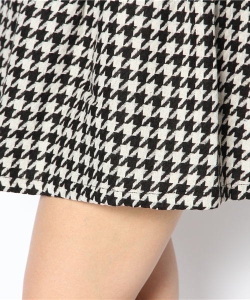 WEGO(ウィゴー)の「WEGO/千鳥柄フレアスカート(スカート・レディース・その他1・FREE)」の6枚目の写真