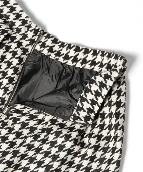 WEGO(ウィゴー)の「WEGO/千鳥柄フレアスカート(スカート・レディース・その他1・FREE)」の7枚目の写真