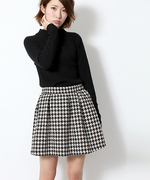 WEGO(ウィゴー)の「WEGO/千鳥柄フレアスカート(スカート・レディース・その他1・FREE)」の14枚目の写真