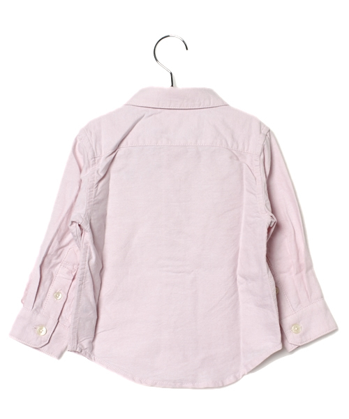 B:MING by BEAMS(ビーミングバイビームス)の「○ビーミング by ビームス / TIE OXボタンダウンシャツ(シャツ/ブラウス・キッズ・ホワイト/ピンク/サックスブルー・80/90/100/110/120/130/140/150)」の4枚目の写真