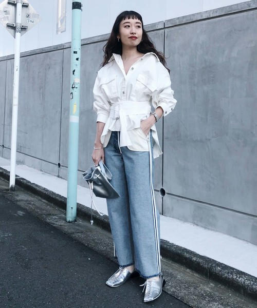 AMERI アメリ ミリタリージャケット MILITALY JACKET Ameri（アメリ）の「MILITARY SHIRT JACKET（ミリタリージャケット