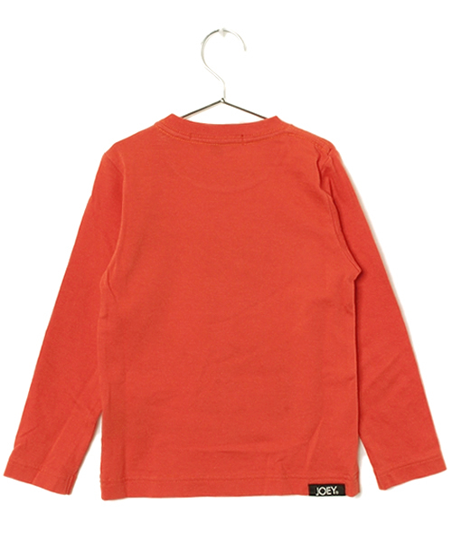 JOEY HYSTERIC(ジョーイヒステリック)の「WILD CHILD pt T-SH(Tシャツ/カットソー・キッズ・オレンジ/ブラック・SMALL/MEDIUM/X-SMALL)」の3枚目の写真