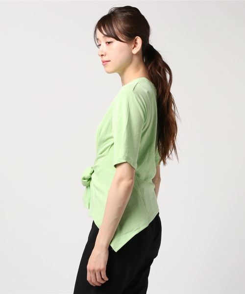 LUGG NAGG(ラグナグ)の「【Jewelobe/ ジュエローブ】ウエストマーク Tシャツ(Tシャツ/カットソー・レディース・グリーン/ピンク/ベージュ/オフホワイト・FREE)」の8枚目の写真