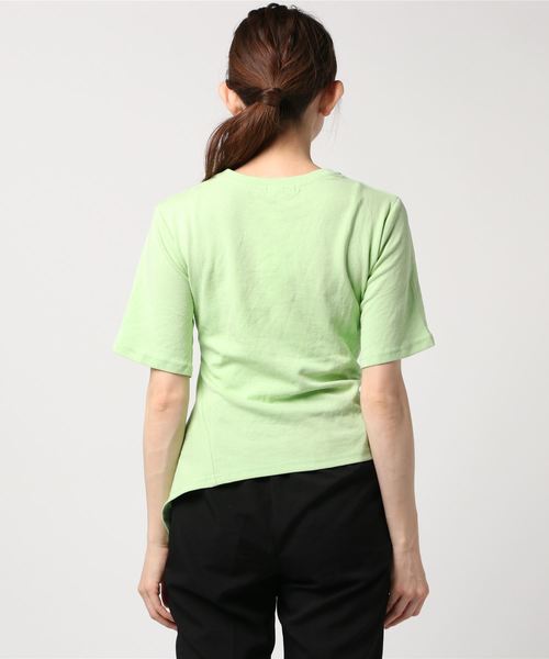 LUGG NAGG(ラグナグ)の「【Jewelobe/ ジュエローブ】ウエストマーク Tシャツ(Tシャツ/カットソー・レディース・グリーン/ピンク/ベージュ/オフホワイト・FREE)」の5枚目の写真