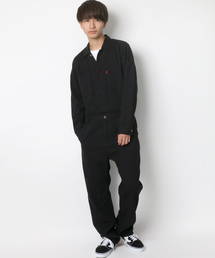 Denim Wide Jumpsuit/デニム ワイド ジャンプスーツ ツナギ/ユニセック対応