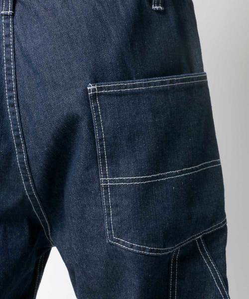 Lazar(ラザル)の「Denim Wide Jumpsuit/デニム ワイド ジャンプスーツ ツナギ/ユニセック対応(つなぎ/オールインワン・メンズ・ブラック/ブルー/ネイビー・M/L/XL)」の13枚目の写真