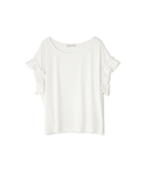 セール シルケット袖フリルカットソー Tシャツ カットソー Free S Mart フリーズマート のファッション通販 Zozotown