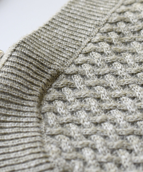 LHELBIE（レルビエ）の「バックベルトショートボレロボリュームカーディガン（カーディガン/ボレロ・レディース・ブラック/ベージュ/アイボリー/ブラウン/オフホワイト・M）」の12枚目の写真