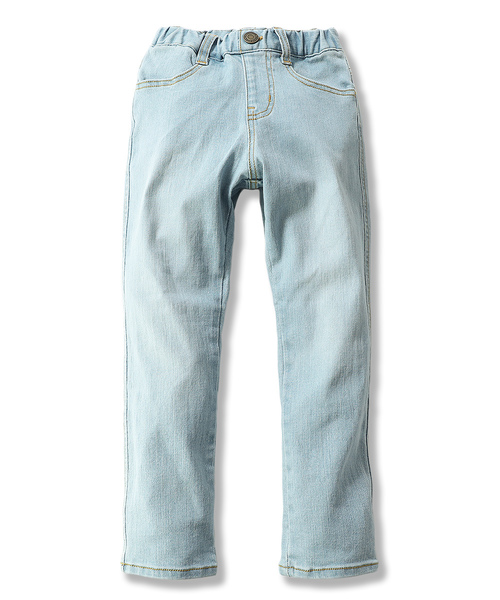 devirock(デビロック)の「楽デニム ストレートデニム(デニムパンツ・キッズ・ネイビー/サックスブルー/ブルー系その他/ワンウォッシュ・80cm/90cm/95cm/110cm/100cm/120cm/130cm/140cm/150cm/160cm)」の18枚目の写真