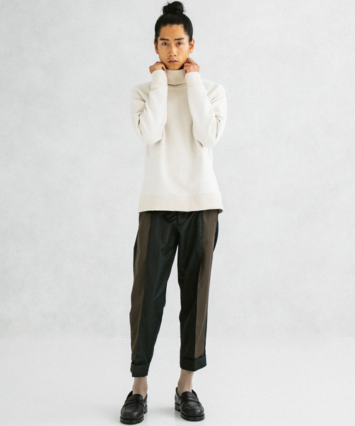 UNITED TOKYO（ユナイテッドトウキョウ）の「マイクロファイバースラックス（スラックス・メンズ・ブラック/ベージュ/ネイビー・1/2/3）」の19枚目の写真