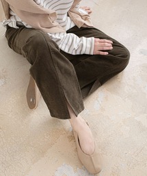 rectangle（レクタングル）の「センタースリットコーデュロイワイドパンツ（その他パンツ・レディース）」