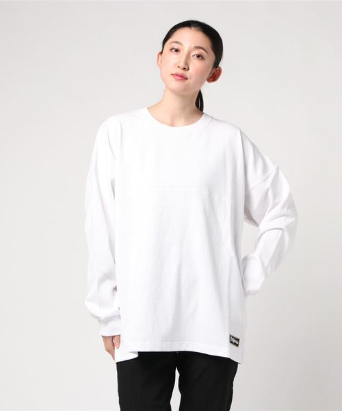 ANTIBAL（アンティバル）の「ANTIBALLISTIC/アンティバル 194AN2LT108 ビックシルエットロンT（Tシャツ/カットソー・レディース・ブラック/ホワイト/ベージュ/カーキ・FREE）」の2枚目の写真