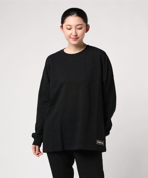 ANTIBAL（アンティバル）の「ANTIBALLISTIC/アンティバル 194AN2LT108 ビックシルエットロンT（Tシャツ/カットソー・レディース・ブラック/ホワイト/ベージュ/カーキ・FREE）」の3枚目の写真