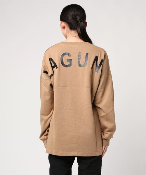 ANTIBAL（アンティバル）の「ANTIBALLISTIC/アンティバル 194AN2LT108 ビックシルエットロンT（Tシャツ/カットソー・レディース・ブラック/ホワイト/ベージュ/カーキ・FREE）」の5枚目の写真