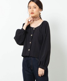 WEGO | WEGO/【2点セット】スカーフ付きボリュームスリーブブラウス(シャツ/ブラウス)