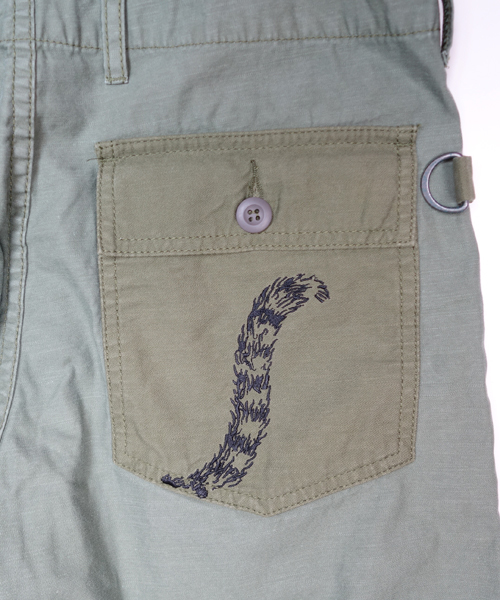 ALDIES(アールディーズ)の「【SPACELORZ】FATIGUE NARROW PANTS ワークパンツ(カーゴパンツ・メンズ・ブラック/オリーブ/カモフラージュ・MEDIUM/SMALL/LARGE)」の5枚目の写真