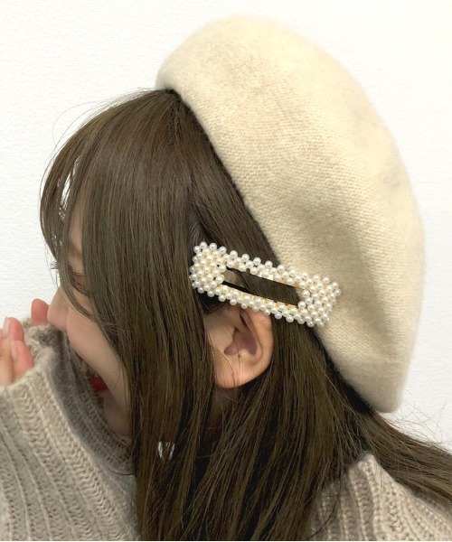 apres jour（アプレジュール）の「【apres jour×ARIAZ】ベレー帽（ハンチング/ベレー帽・レディース・ライトグレー/ブラック/オフホワイト/モカ・FREE）」の2枚目の写真