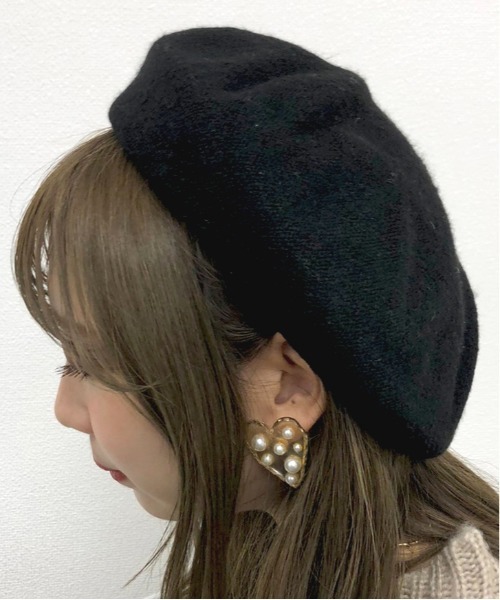 apres jour（アプレジュール）の「【apres jour×ARIAZ】ベレー帽（ハンチング/ベレー帽・レディース・ライトグレー/ブラック/オフホワイト/モカ・FREE）」の3枚目の写真