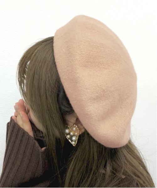 apres jour（アプレジュール）の「【apres jour×ARIAZ】ベレー帽（ハンチング/ベレー帽・レディース・ライトグレー/ブラック/オフホワイト/モカ・FREE）」の4枚目の写真