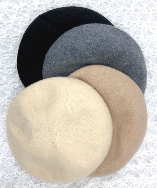 apres jour（アプレジュール）の「【apres jour×ARIAZ】ベレー帽（ハンチング/ベレー帽・レディース・ライトグレー/ブラック/オフホワイト/モカ・FREE）」の5枚目の写真