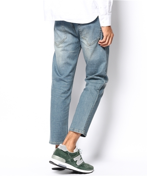 WEGO（ウィゴー）の「WEGO/ダメージアンクルデニムパンツ（デニムパンツ・メンズ・インディゴブルー/ダークインディゴブルー・LARGE/MEDIUM）」の6枚目の写真