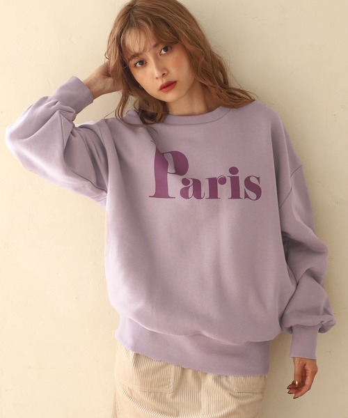 one after another NICE CLAUP(ワンアフターアナザーナイスクラップ)の「ロゴトレーナー(スウェット・レディース・オフホワイト/ブラック/パープル・FREE)」の12枚目の写真