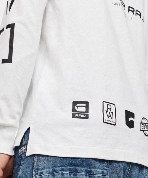 G-STAR（ジースター）の「Multi Arm GR Shield T-Shirt（Tシャツ/カットソー・メンズ・ホワイト・SMALL/MEDIUM/LARGE/X-SMALL/XX-SMALL/X-LARGE）」の3枚目の写真