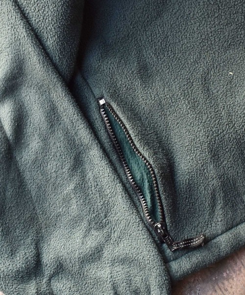 Eddie Bauer(エディーバウアー)の「【ヴィンテージ古着】Eddie Bauer/エディーバウアー "EBTEK" ハーフジップ フリースジャケット(ジャージ・メンズ・グリーン・LARGE)」の4枚目の写真