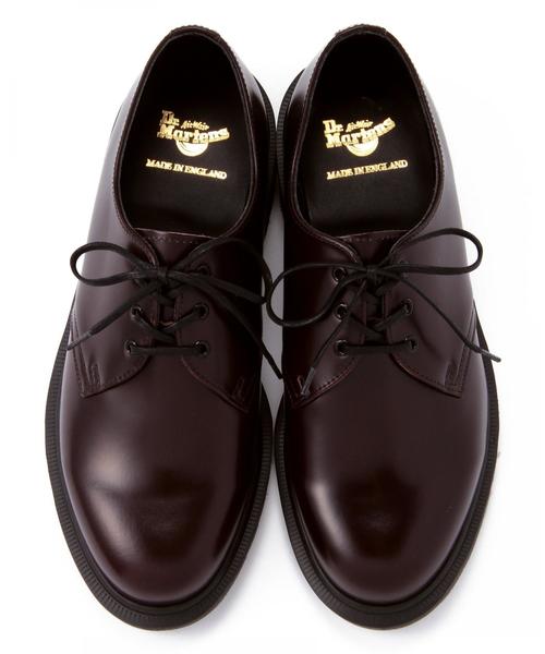 Dr. Martens（ドクターマーチン）の「BYBC Dr.Martens 3アイレットシューズ ¨ ◆（その他シューズ・レディース・ブラック/ワインレッド・5/3/6/4）」の3枚目の写真