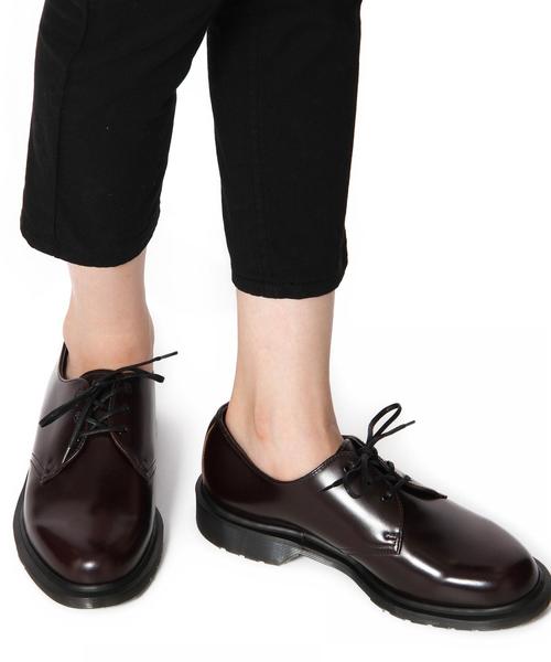 Dr. Martens（ドクターマーチン）の「BYBC Dr.Martens 3アイレットシューズ ¨ ◆（その他シューズ・レディース・ブラック/ワインレッド・5/3/6/4）」の9枚目の写真