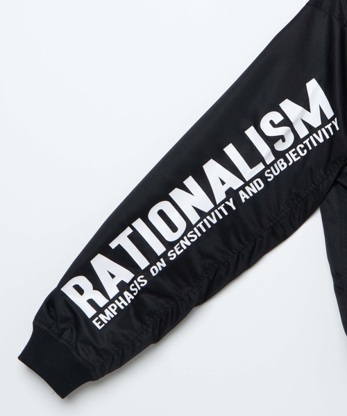 WEGO（ウィゴー）の「WEGO/GirlビッグシルエットMA-1（MA-1・メンズ・ホワイト/ブラック・MEDIUM/LARGE）」の9枚目の写真