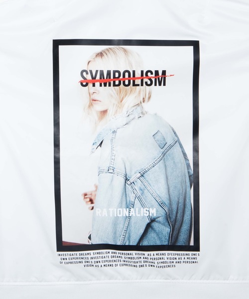 WEGO（ウィゴー）の「WEGO/GirlビッグシルエットMA-1（MA-1・メンズ・ホワイト/ブラック・MEDIUM/LARGE）」の12枚目の写真