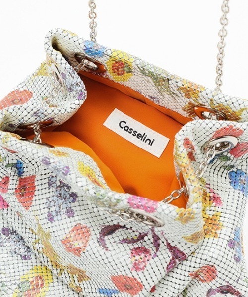 キャセリーニ　フラワーメタルメッシュバッグ Casselini（キャセリーニ）の「Casselini（キャセリーニ）フラワー
