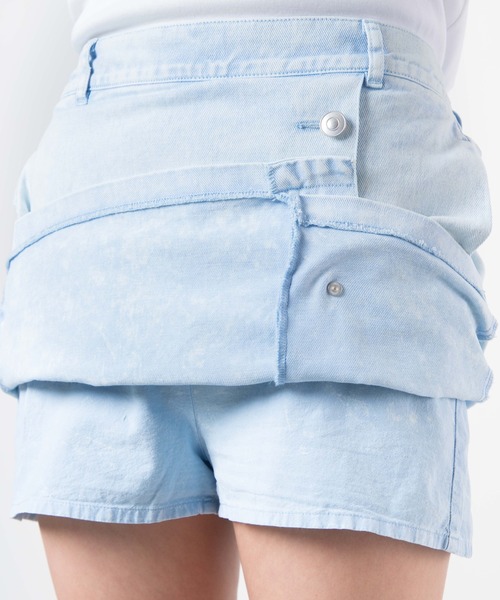 WEGO(ウィゴー)の「WEGO/カラーケミカルミニスカパン(スカート・レディース・ブラック/ブルー/グリーン・FREE)」の14枚目の写真