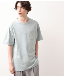 JUNRED | 【程よいゆるさで1枚でもおしゃれを】バックメッシュポンチクルー(Tシャツ/カットソー)