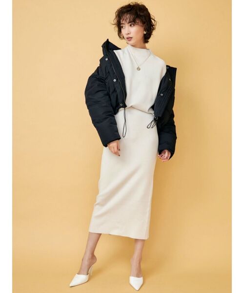 GYDA(ジェイダ)の「【WEB限定】ショートダウンコート(ダウンジャケット/コート・レディース・ブラック/オフホワイト/その他1・FREE)」の11枚目の写真