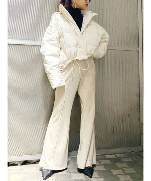 GYDA(ジェイダ)の「【WEB限定】ショートダウンコート(ダウンジャケット/コート・レディース・ブラック/オフホワイト/その他1・FREE)」の12枚目の写真