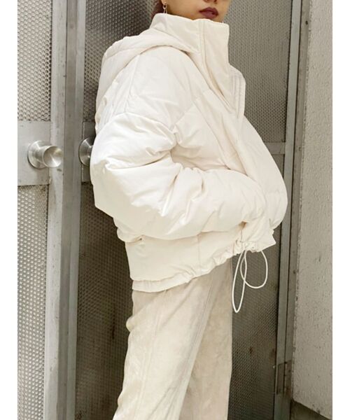 GYDA(ジェイダ)の「【WEB限定】ショートダウンコート(ダウンジャケット/コート・レディース・ブラック/オフホワイト/その他1・FREE)」の14枚目の写真